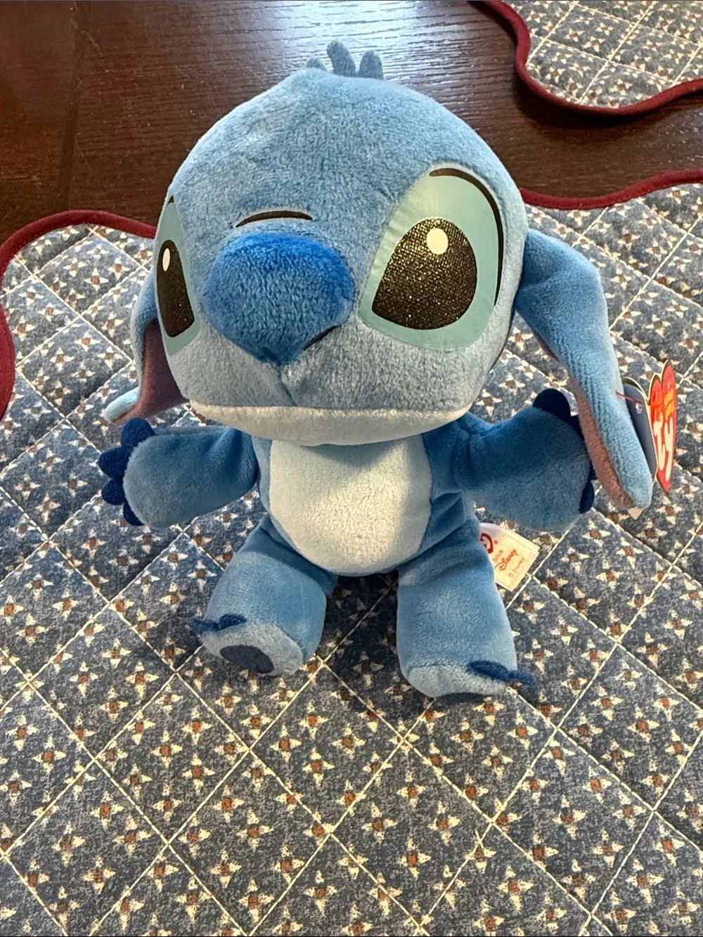 Ty Blue Stitch Plush and Wow Pods Disney Stitch
